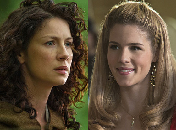 Outlander, Caitriona Balfe, Arrow, Emily Bett Rickards Outlander, Caitriona Balfe, Arrow, Emily Bett Rickards